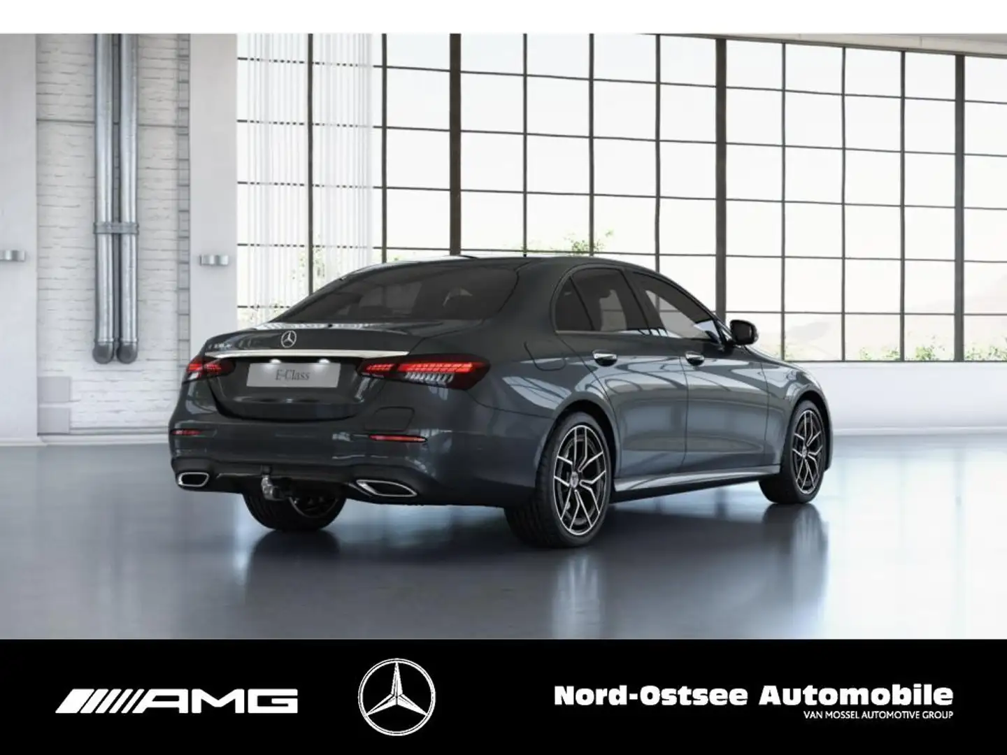 Mercedes-Benz E 300 de AMG AHK AUT Kam. KeyLess KlimaA LED LM Grijs - 2