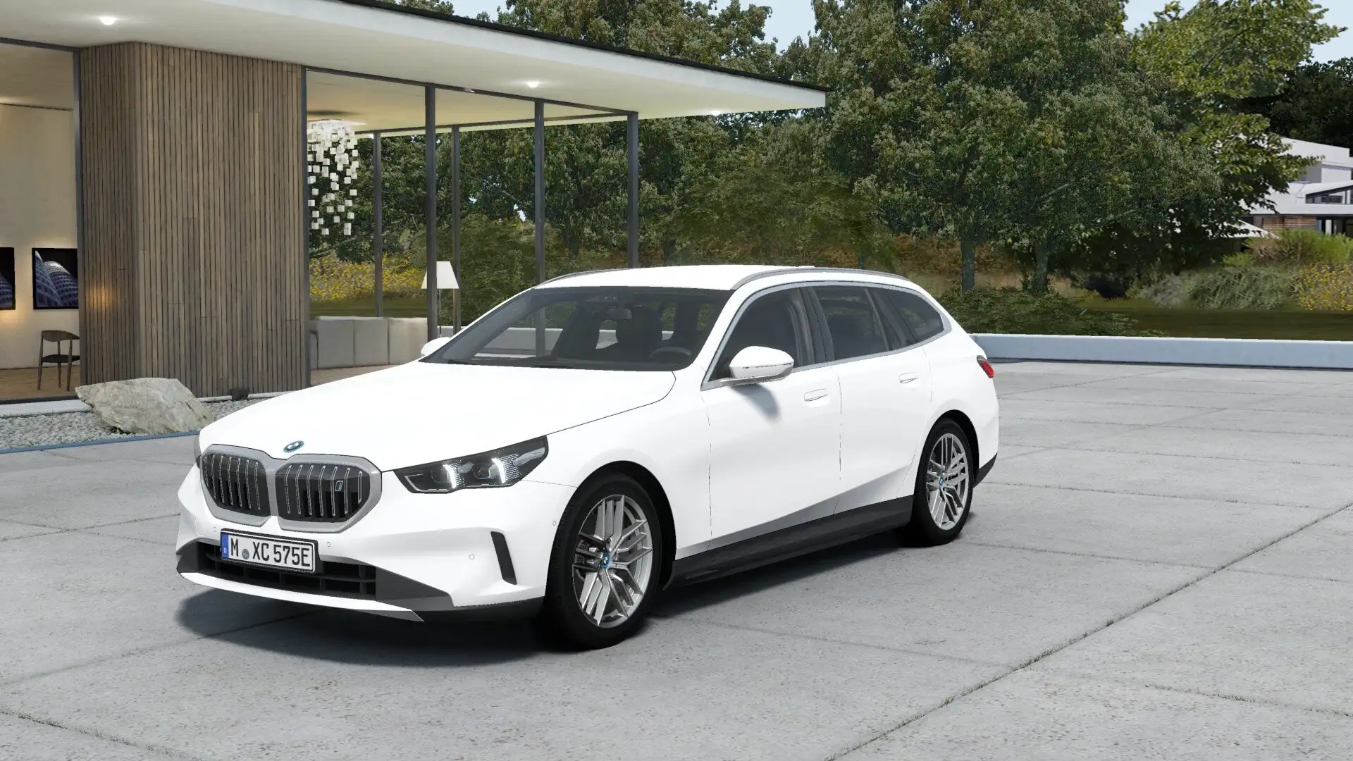 BMW i5 eDrive40 Touring / 19" / Adapt. LED / Kamera / H&K Blanc - 1