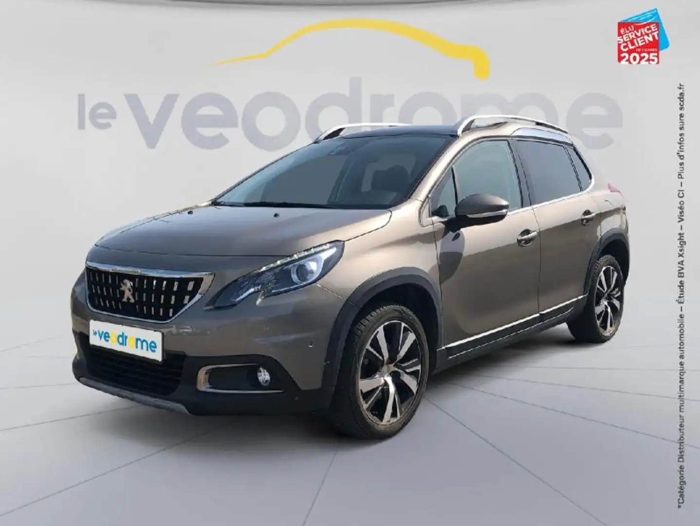 Peugeot 2008 1.2 PureTech 130ch Allure S\u0026S Gris - 1