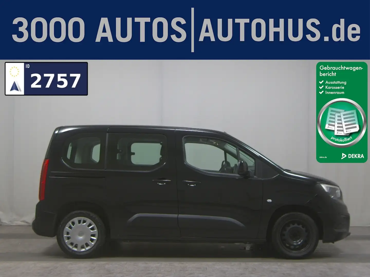 Opel Combo Life E 1.2 Turbo Edition Navi KeyLess PDC Negro - 1