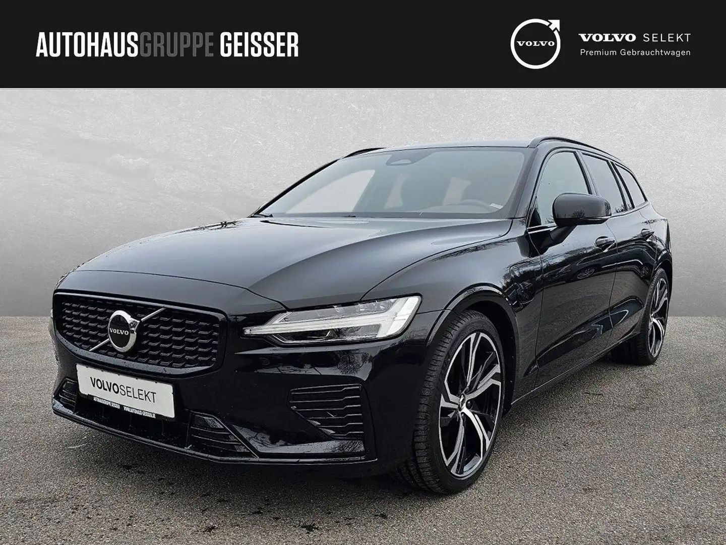 Volvo V60 T6 AWD Recharge Plus Dark ACC BLIS LED Schwarz - 1