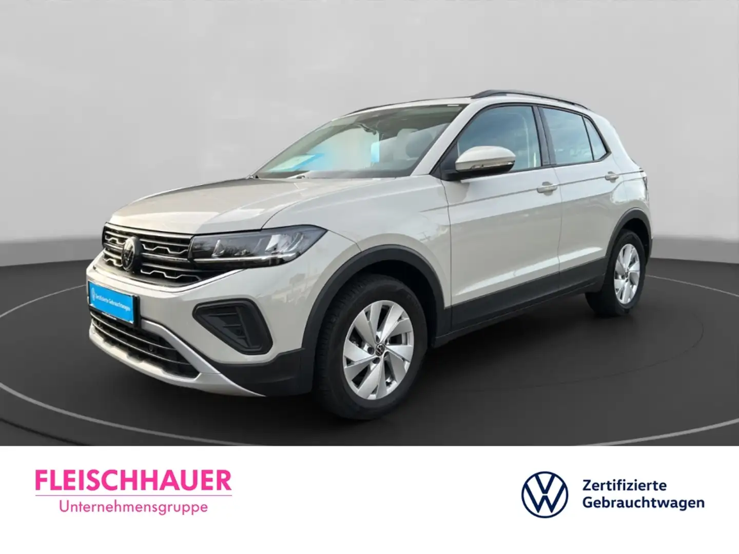 Volkswagen T-Cross TSI 1.0 Life+SHZ+LED+KLIMAAUT+ACC+DAB Grau - 1