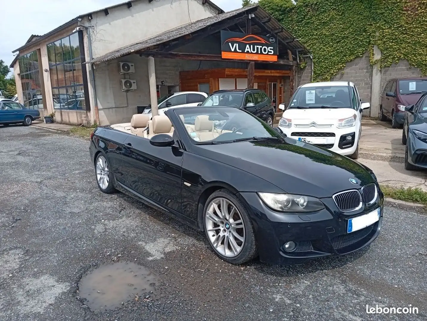 BMW 330 330 Cd CABRIOLET BVA PACK M 165000 KM 2007 Negro - 2