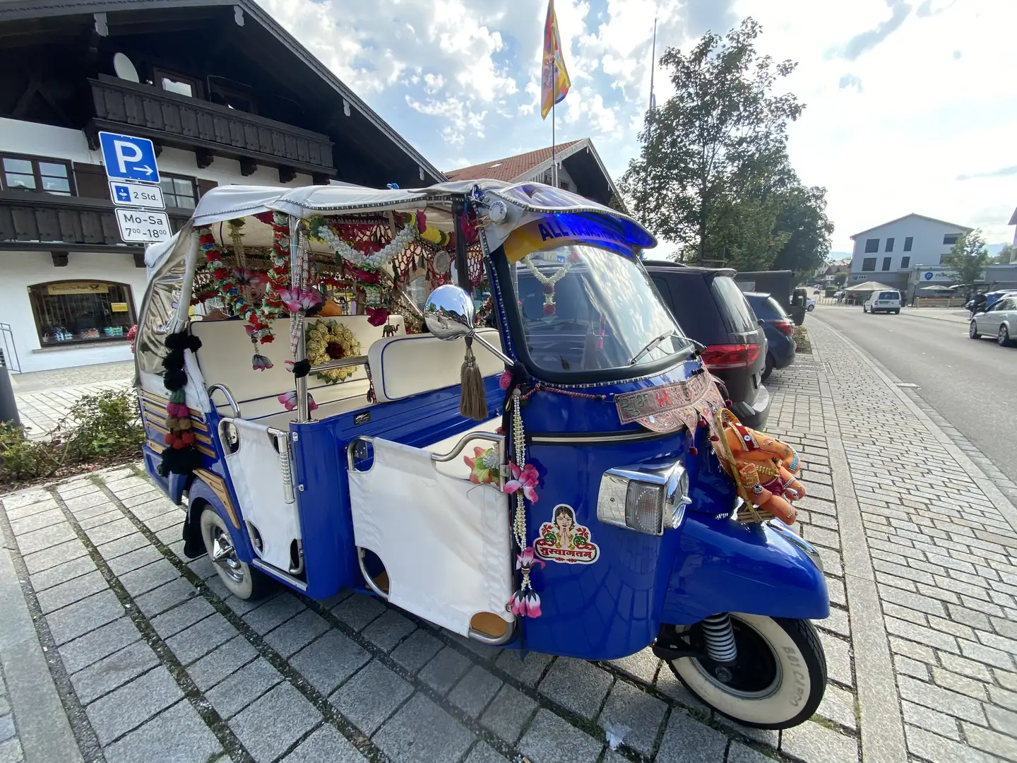 Piaggio Ape Calessino Blau - 2