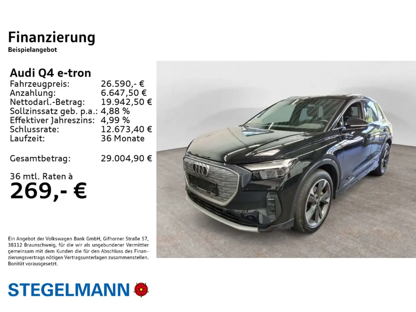 Audi Q4 e-tron 35 125kW/55kWh *LED*Navi*Sitzheizung* Noir - 2