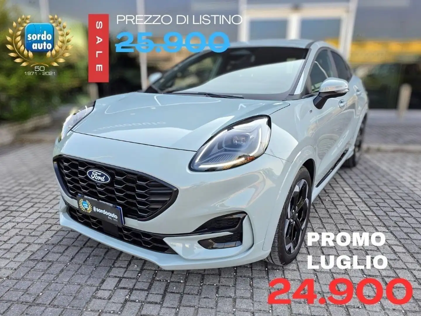 Ford Puma 1.0 EcoBoost Hybrid Automatica ST-Line X Gris - 1