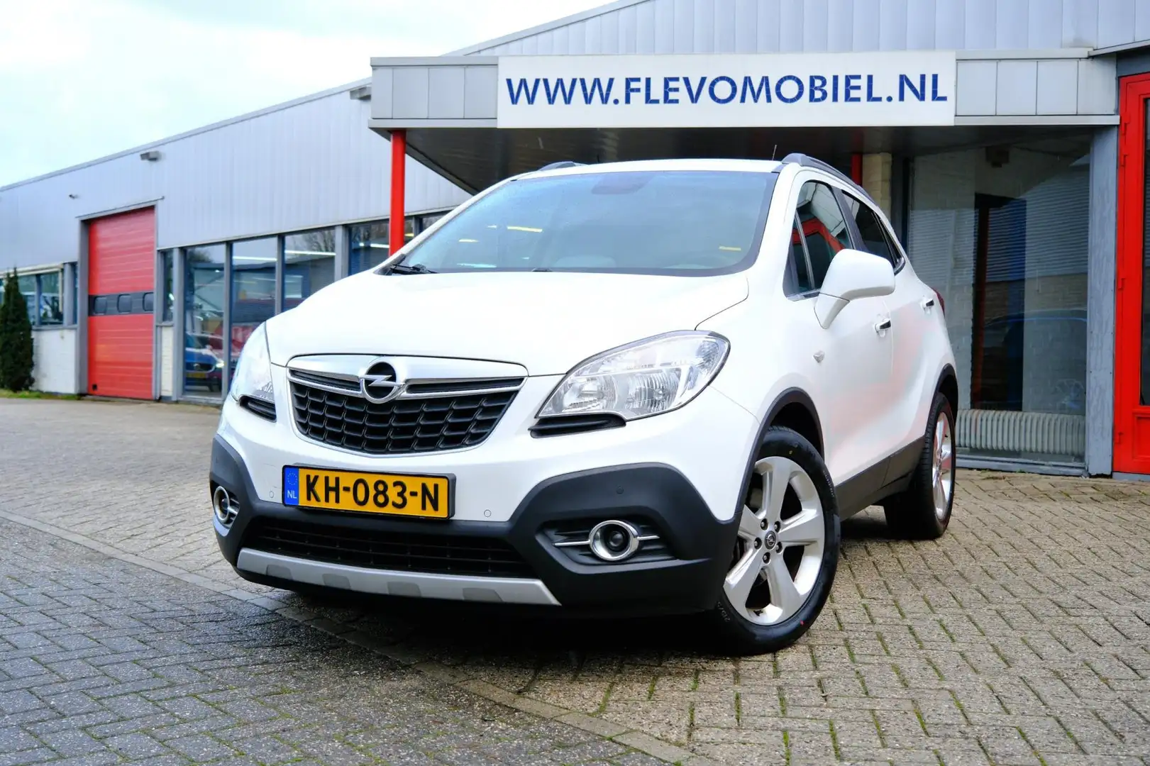 Opel Mokka 1.4 T Cosmo Leder|Navi|Clima|Stoelverw|LMV Biały - 1