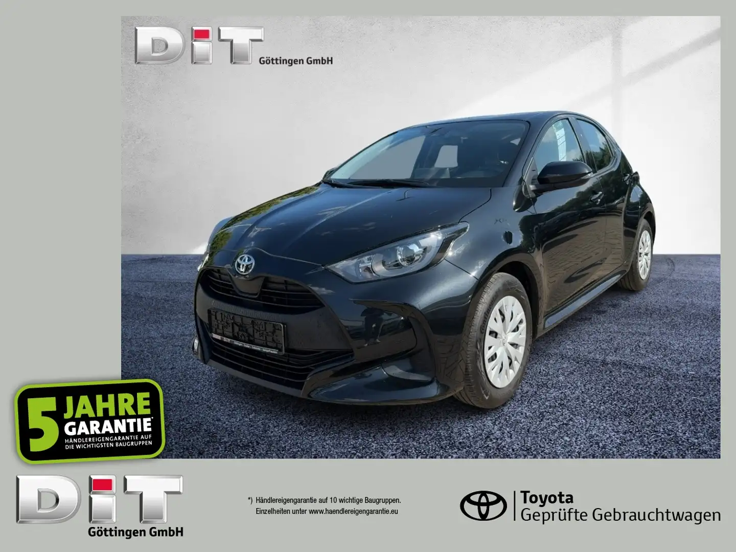 Toyota Yaris 1.5 Comfort +FLA SpurH ACC KAM Schwarz - 1