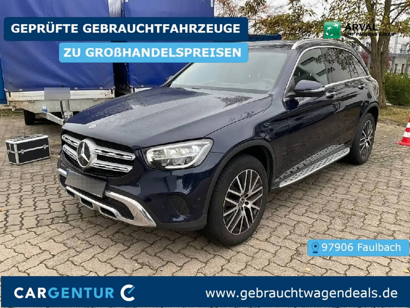 Mercedes-Benz GLC 220 d 4Matic 360° AHK ACC BLIS El.Heckkl. Bleu - 1
