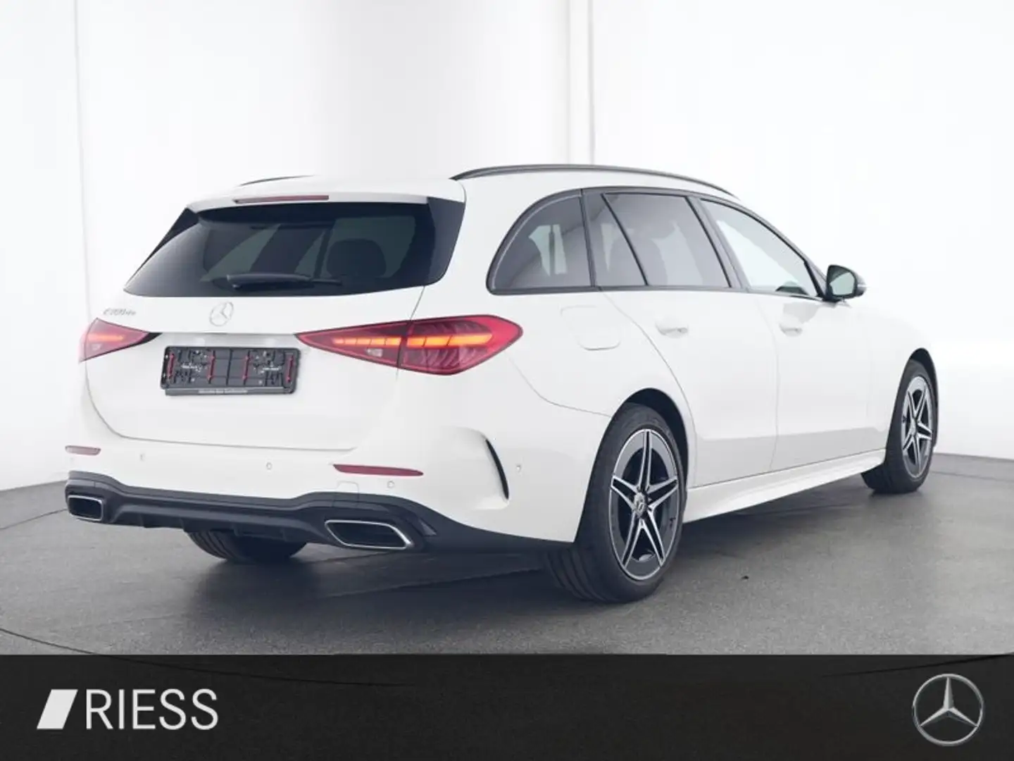 Mercedes-Benz C 300 de T AMG Sport Night Distr AHK W-Paket 360 Weiß - 2