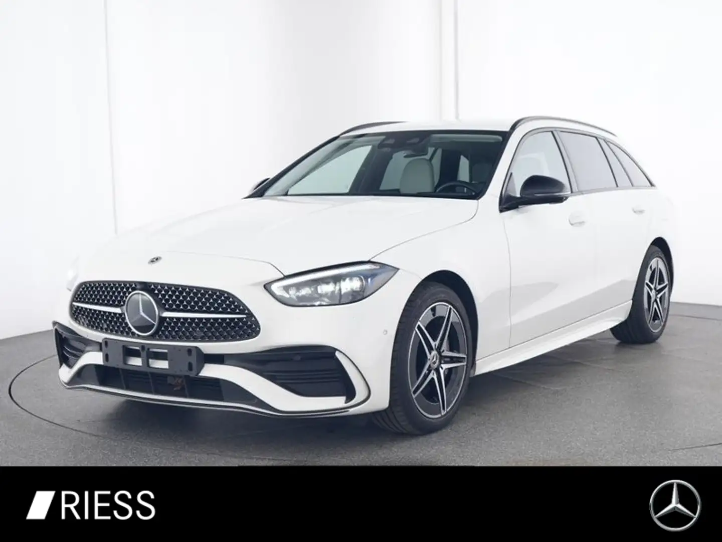 Mercedes-Benz C 300 de T AMG Sport Night Distr AHK W-Paket 360 Weiß - 1