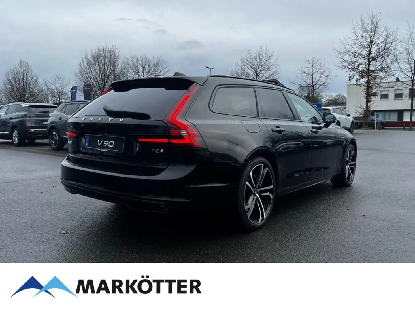 Volvo V90 T6 AWD Ultra Dark Plug-In Hybrid/360°CAM/20'' Schwarz - 2