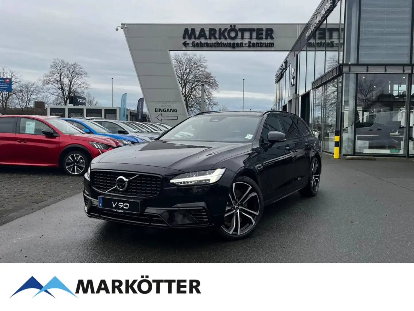 Volvo V90 T6 AWD Ultra Dark Plug-In Hybrid/360°CAM/20'' Schwarz - 1