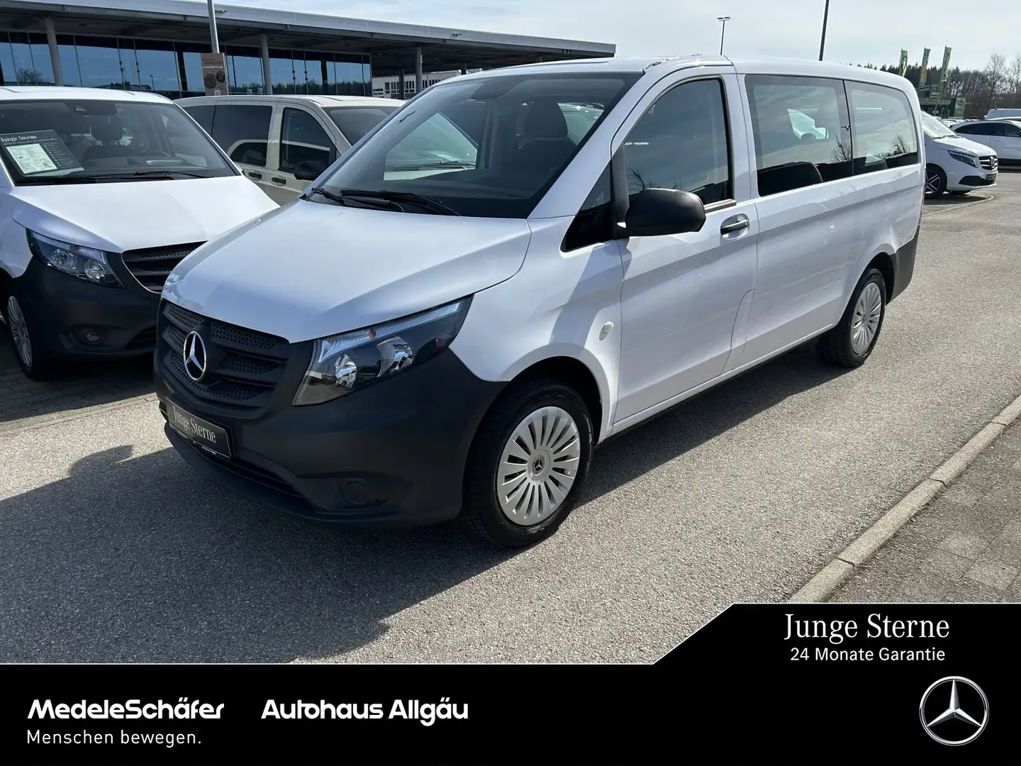 Mercedes-Benz Vito Vito 114 CDI 4x4 Tourer PRO L 8 SITZE KLIMA RFK 4m Weiß - 1