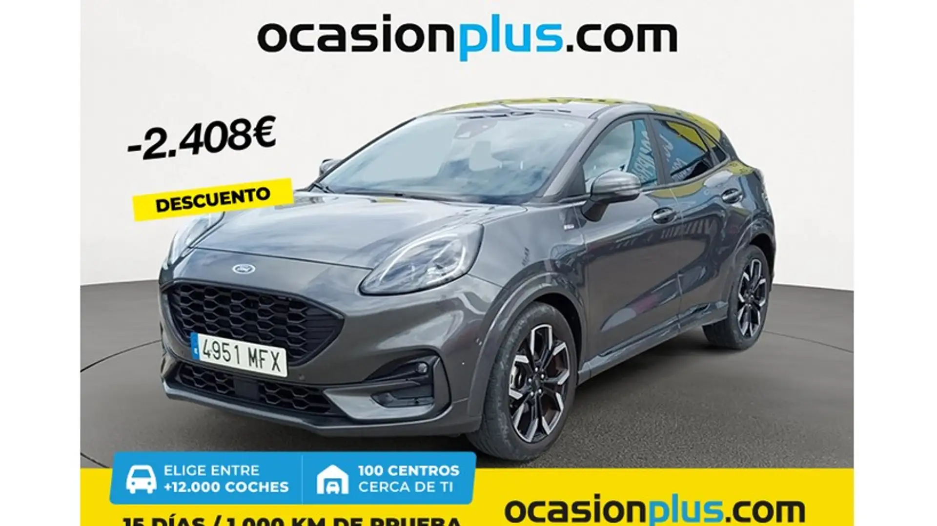 Ford Puma 1.0 EcoBoost MHEV ST-Line X 155 Gris - 1