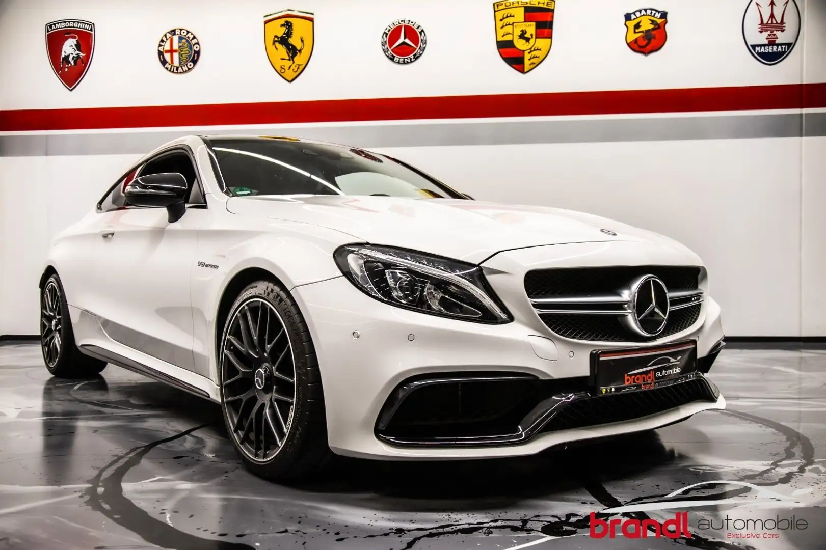 Mercedes-Benz C 63 AMG Coupe / DE / Pano / Burmester / Comand Weiß - 2