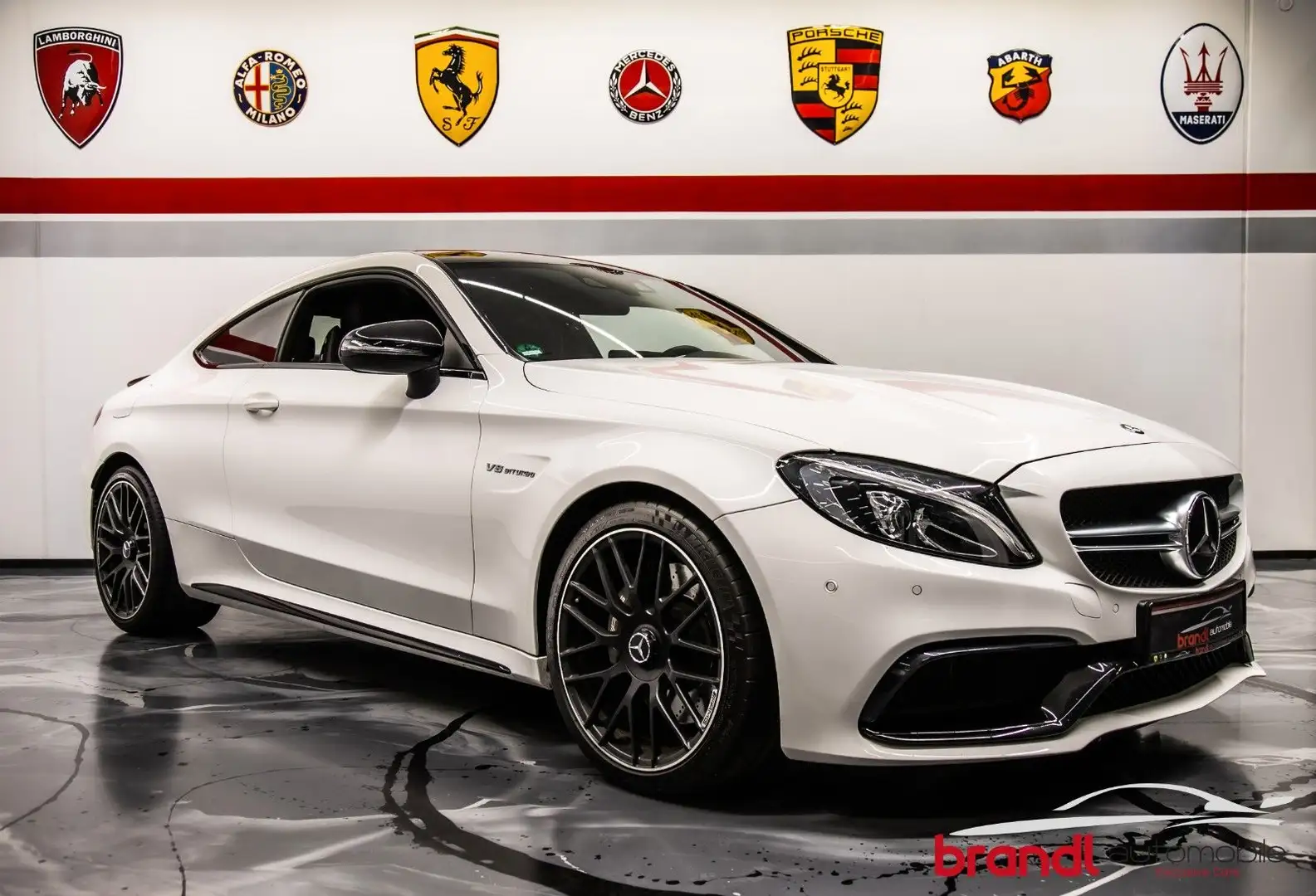 Mercedes-Benz C 63 AMG Coupe / DE / Pano / Burmester / Comand Weiß - 1