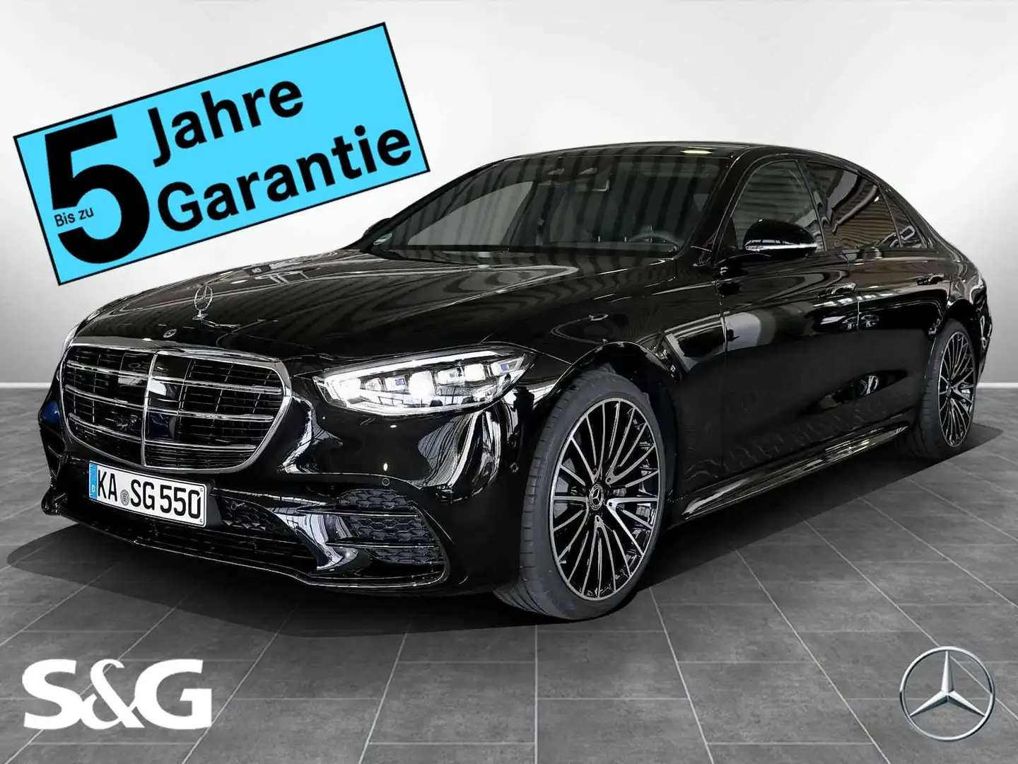 Mercedes-Benz S 450 d 4M AMG Lang Hinterachslenk.+Standhz+Pano crna - 1