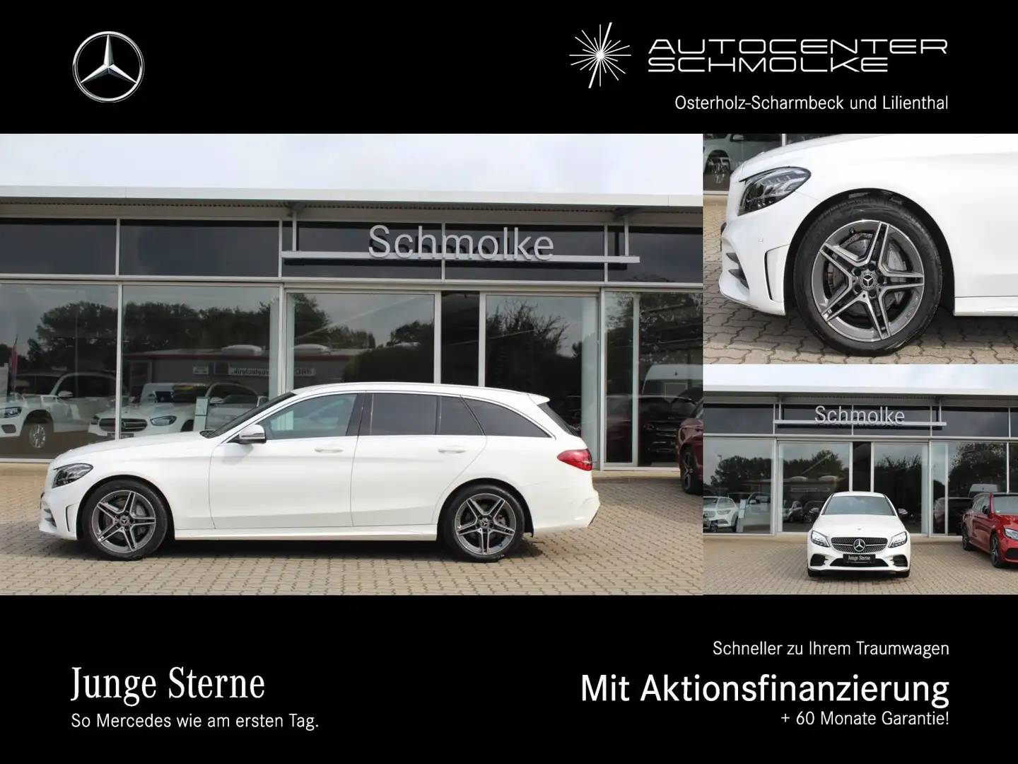 Mercedes-Benz C 180 C 180 T AMG AUTOM*AHK*LED*DIGI-RADIO*EASY-PACK Weiß - 1