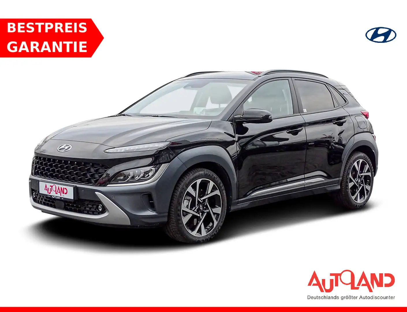 Hyundai KONA 1.6 T-GDI DCT Prime LED Sitzbelüftung Navi Noir - 1
