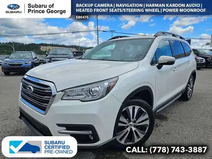 White 2022 Subaru Ascent Limited 7-Passenger AWD SUV / Crossover All-Wheel Drive Continuously Variable Transmission