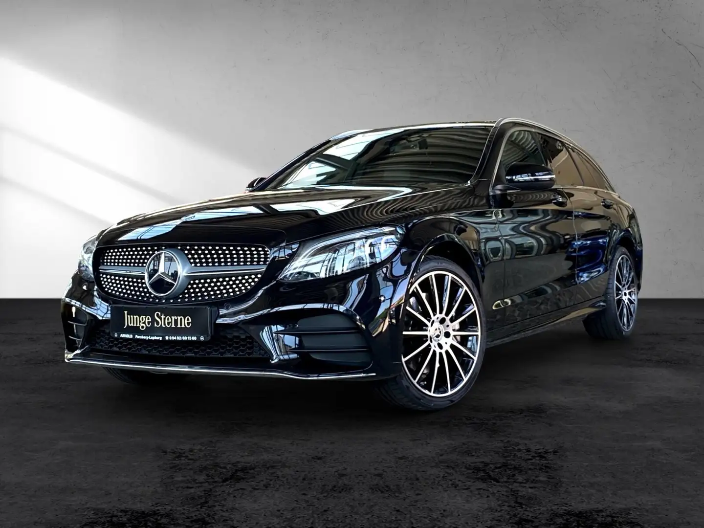 Mercedes-Benz C 400 C 400 T 4M AMG Line Kamera Pano Distr AHK MULTIB Noir - 2