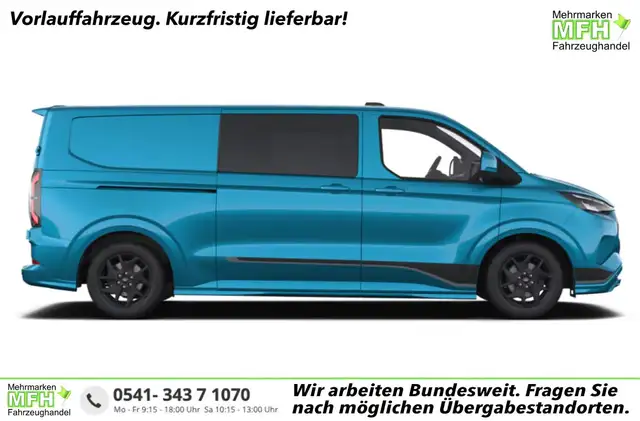 Ford E-Transit Custom Sport DCiV 64kWh 320 L2 AHK SHZ 160 kW (...