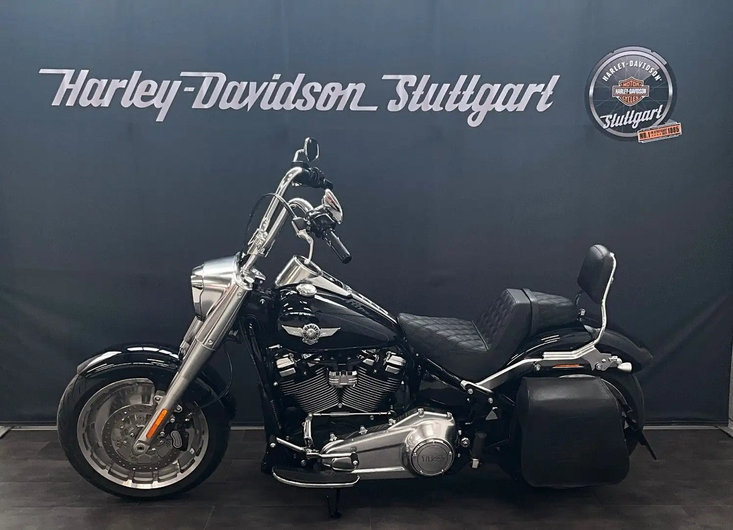Harley-Davidson Softail Fat Boy Bleu - 2