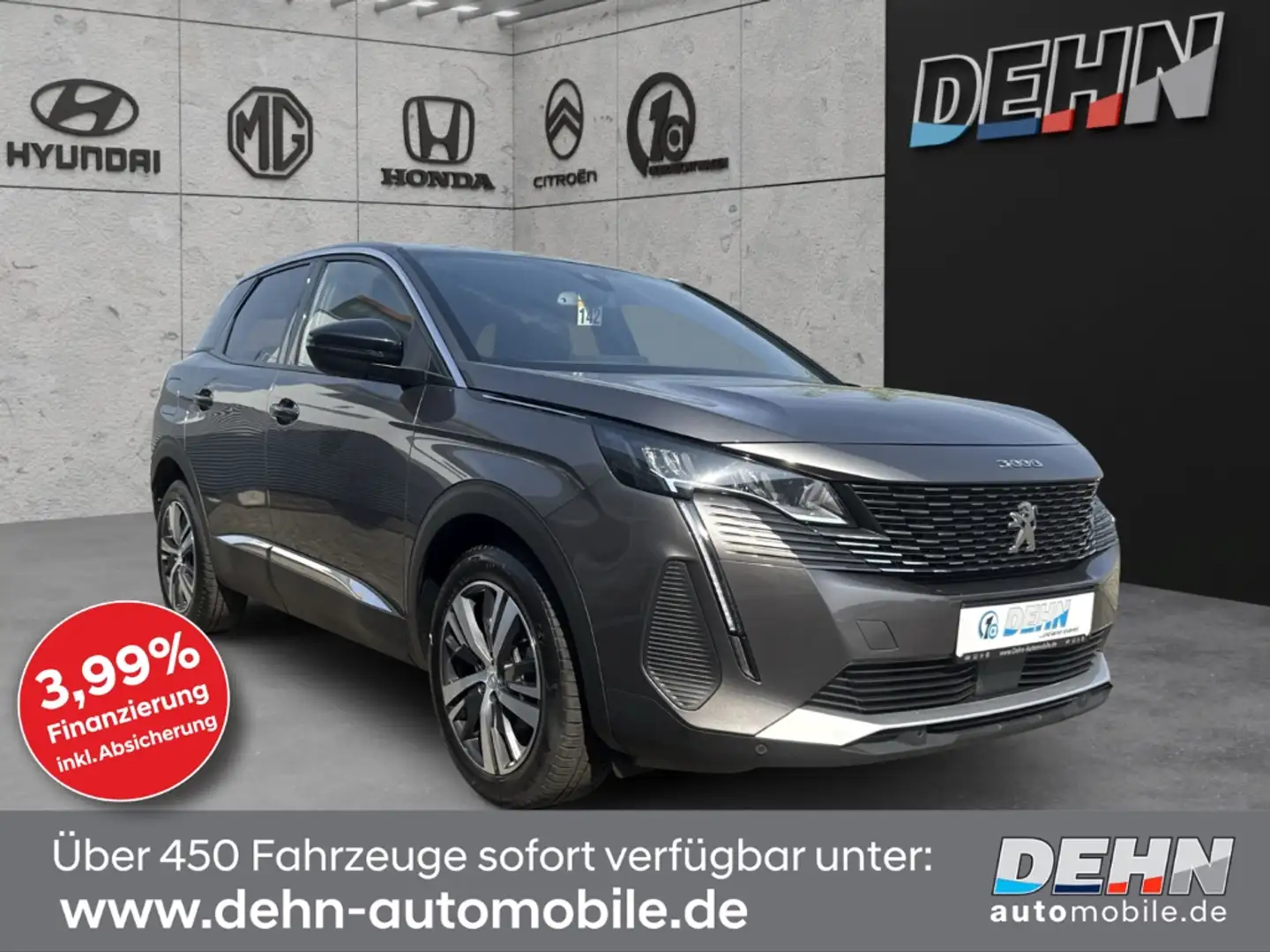 Peugeot 3008 Hybrid 145 AT Allure Pack SHZ City Paket Grau - 1