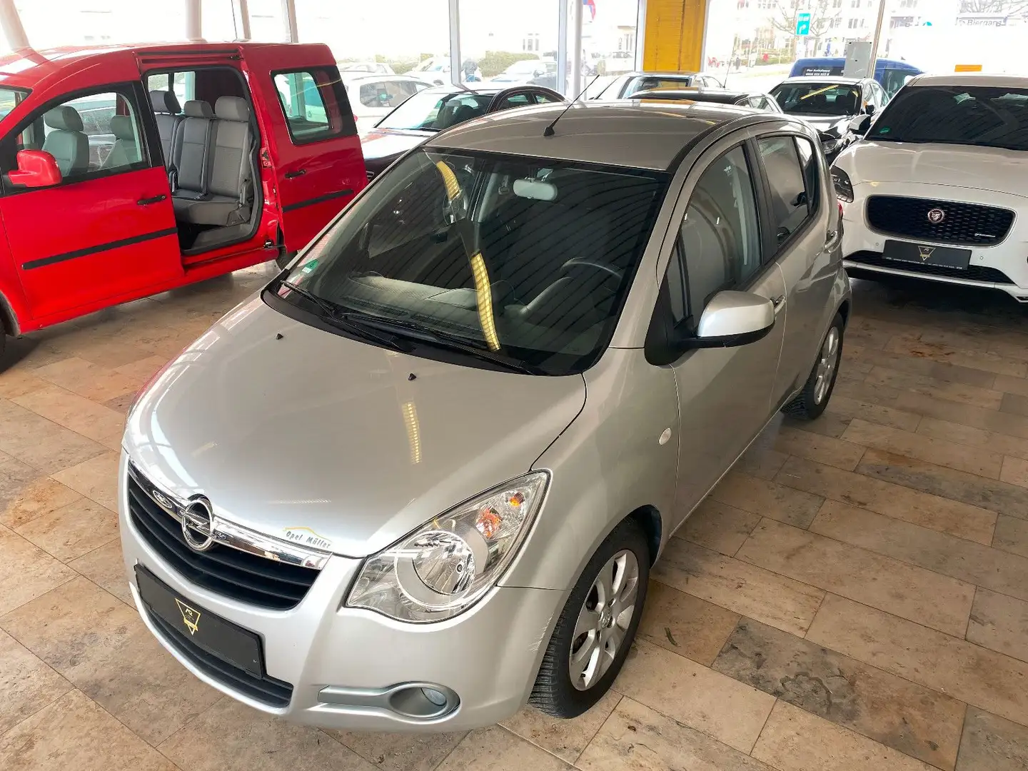 Opel Agila B Edition/60tkm/Automatik/Klima/MFL/ Plateado - 1
