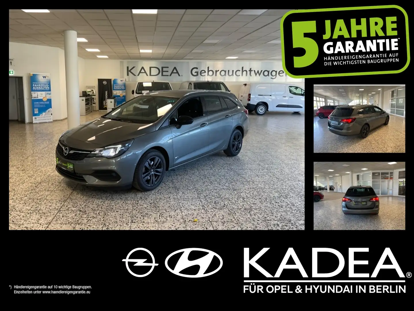 Opel Astra K Sports Tourer 1.4 Turbo Automatik Grau - 1