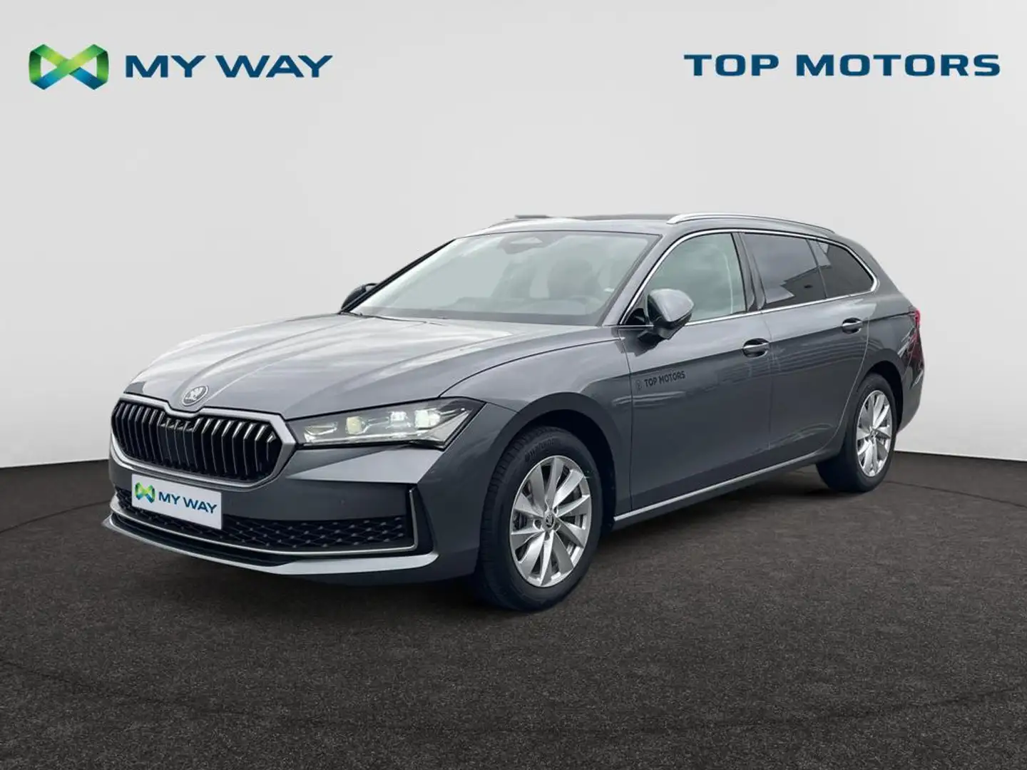 Skoda Superb *DIRECTIEWAGEN*1.5 eTSI m-HEV 150 PK AUTOMAAT*CORP Gris - 1