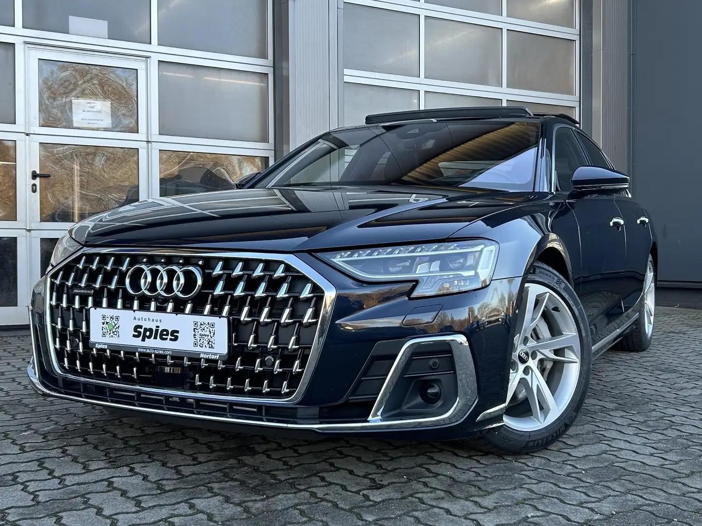 Audi A8 55 TFSI / Matrix / Schiebedach / B&O / HeadUp Blau - 2