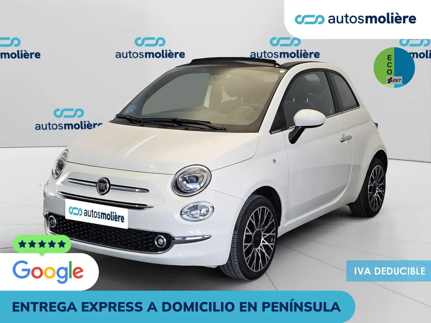 Fiat 500C 1.0 Hybrid Dolcevita 52kW Blanco - 1