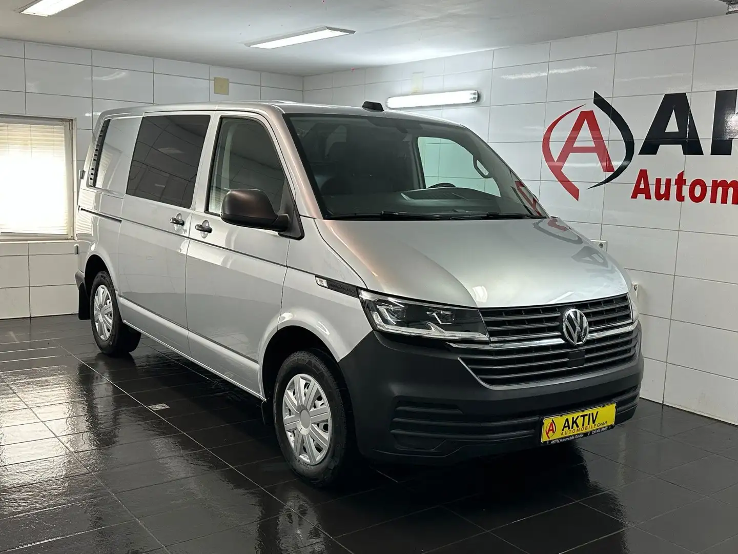 Volkswagen T6 Transporter T6.1 Transporter 2.0 TDI Kasten *DSG*LED* Plateado - 1