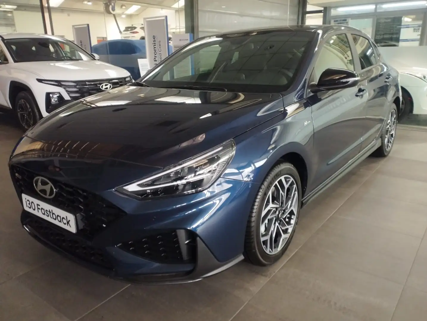 Hyundai i30 FB 1.0 TGDI N Line 100 Bleu - 1