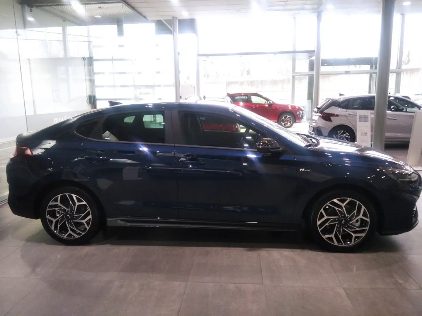 Hyundai i30 FB 1.0 TGDI N Line 100 Bleu - 2