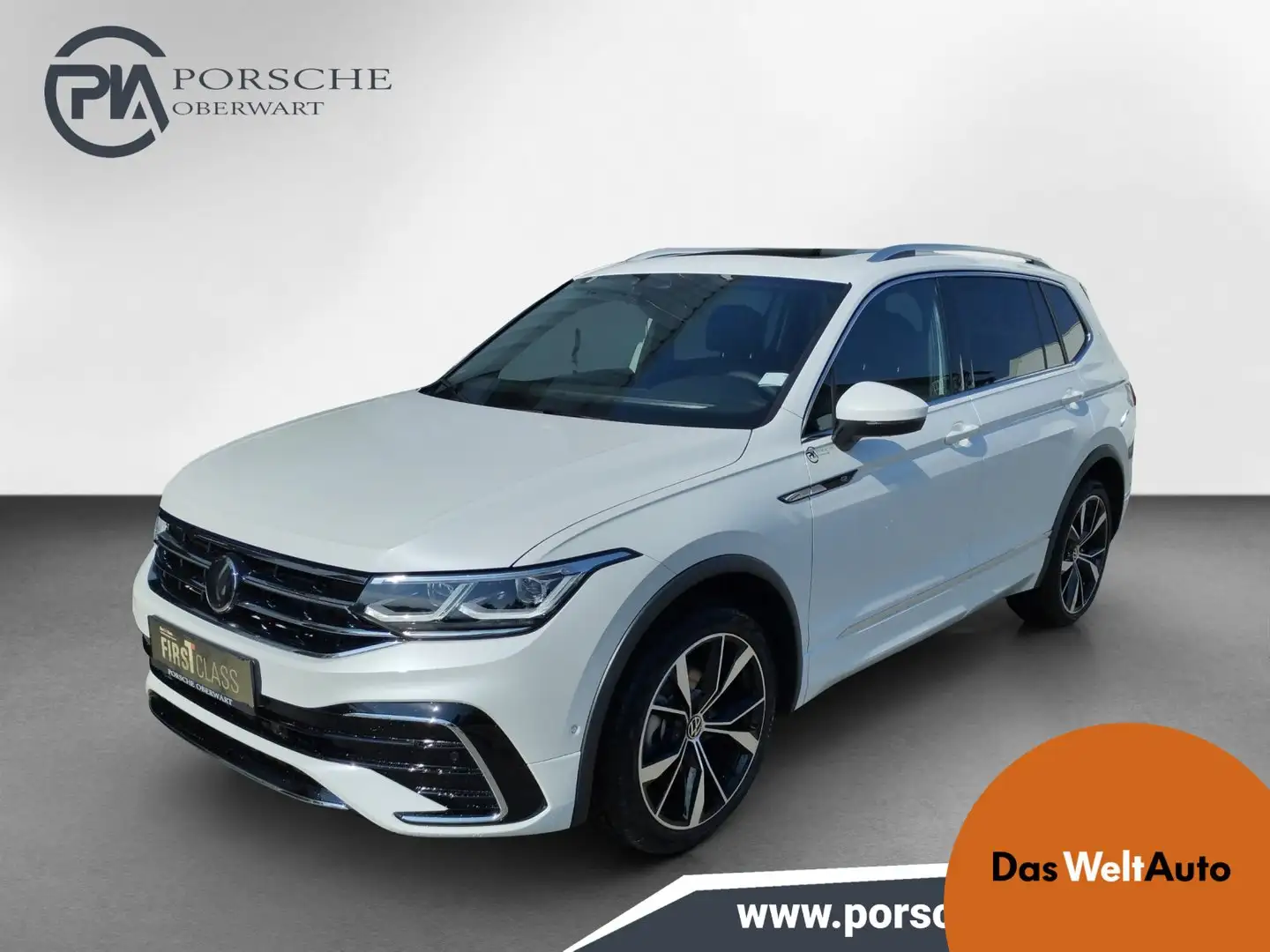 Volkswagen Tiguan Allspace R-Line TDI DSG Weiß - 1