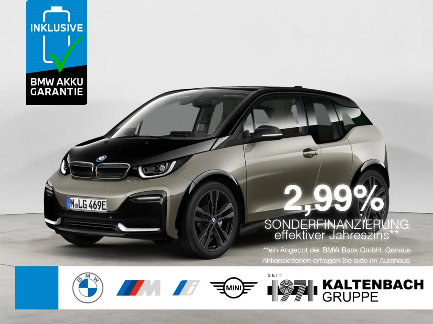 BMW i3 S 120Ah ACC HGSD KAMERA LED H/K LEDER NAVI Beige - 1