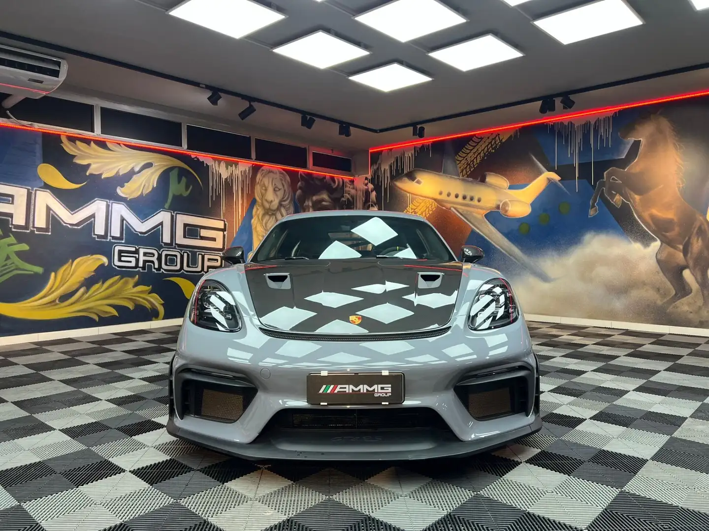 Porsche 718 Spyder 718 4.0 GT4 RS pdk WEISSACH RS PACK (718) Gri - 2