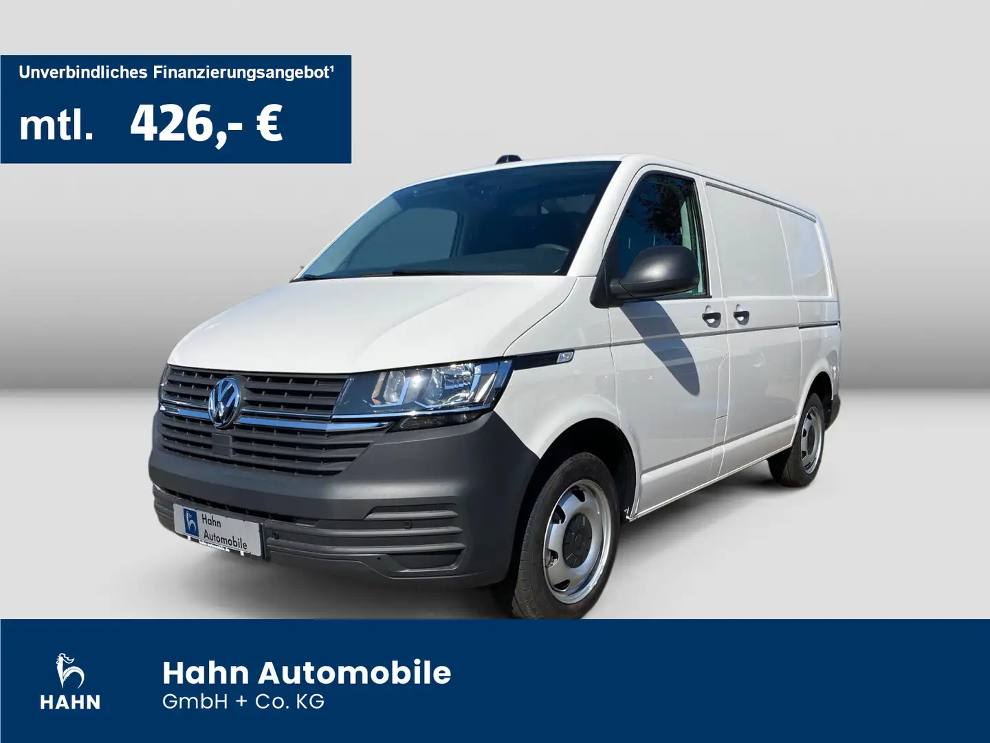 Volkswagen T6.1 Transporter T6.1 Kasten 150KW TDI DSG 2xSchiebetü Klima Wit - 1