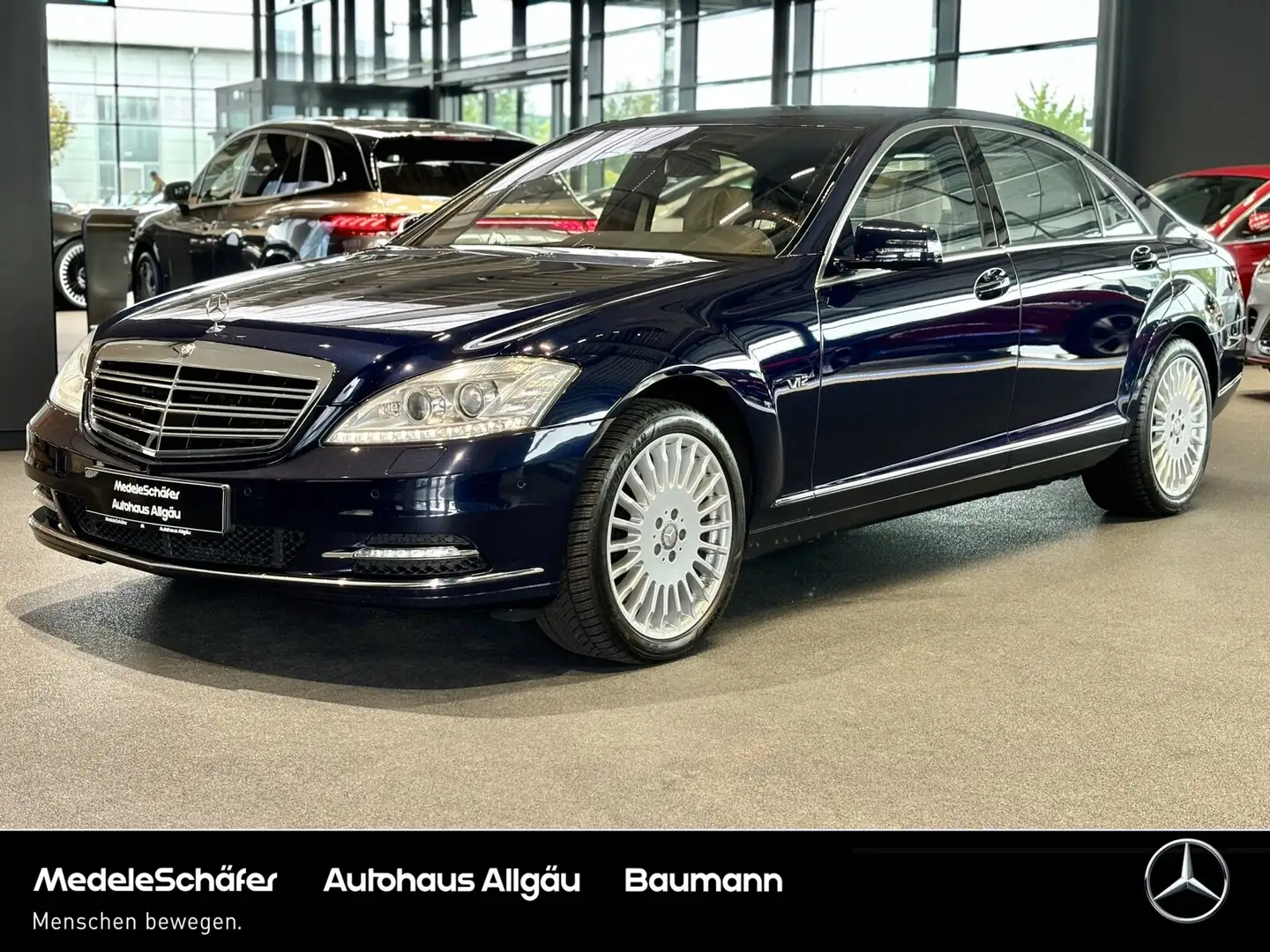 Mercedes-Benz S 600 S 600 lang V12 Nachtsicht H/K Distron Massage SD Bleu - 1