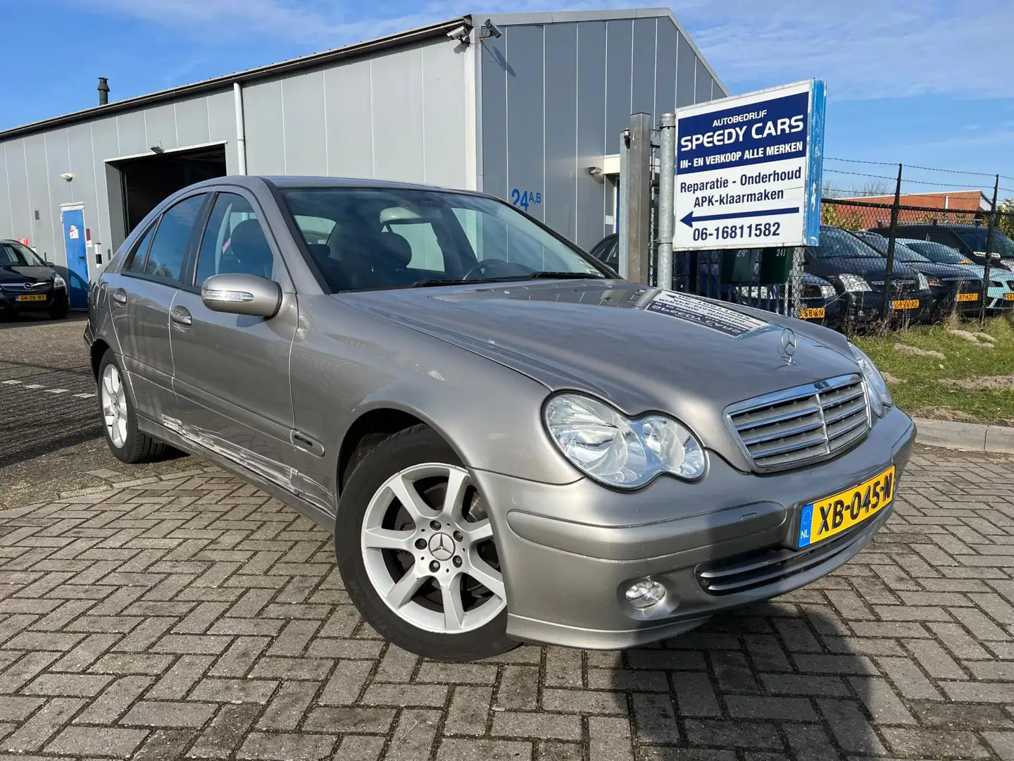 Mercedes-Benz C 200 CDI Classic 2005 Automaat Leer Grey - 1