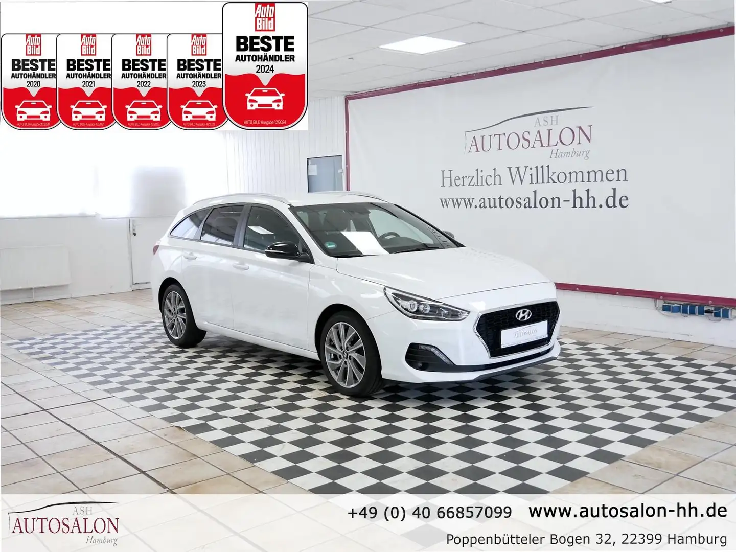 Hyundai i30 cw Passion+*2Vorb*LED Schein.*Hyun. Serviceg*Kam*N Weiß - 1
