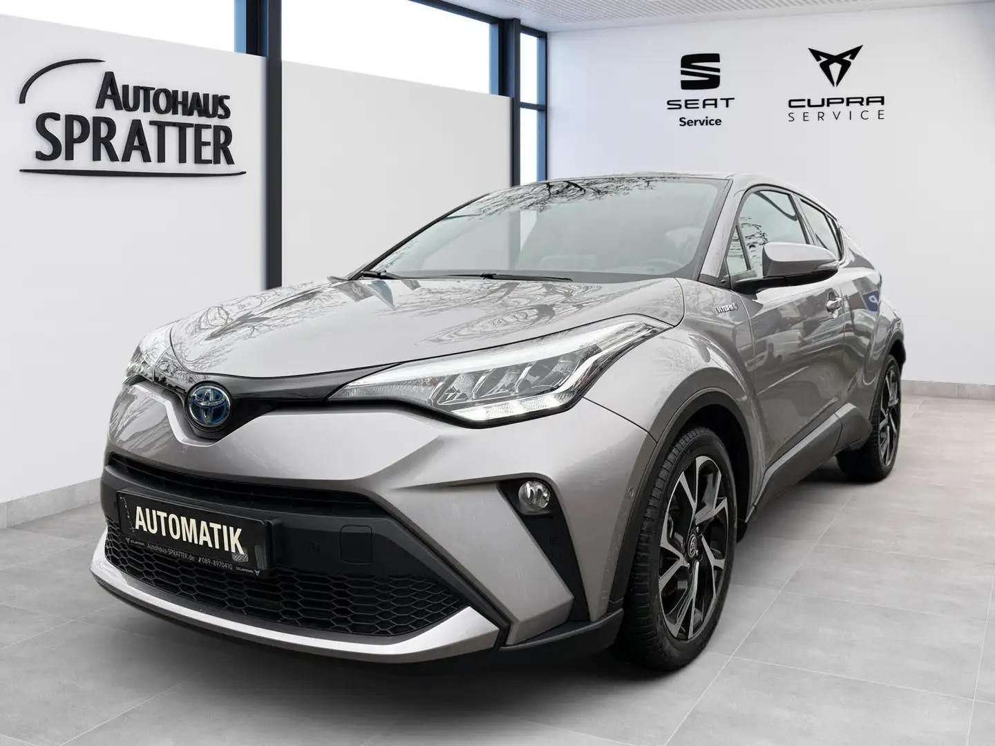 Toyota C-HR 2.0 Hybrid Team D LED SHZ Kamera Gris - 1