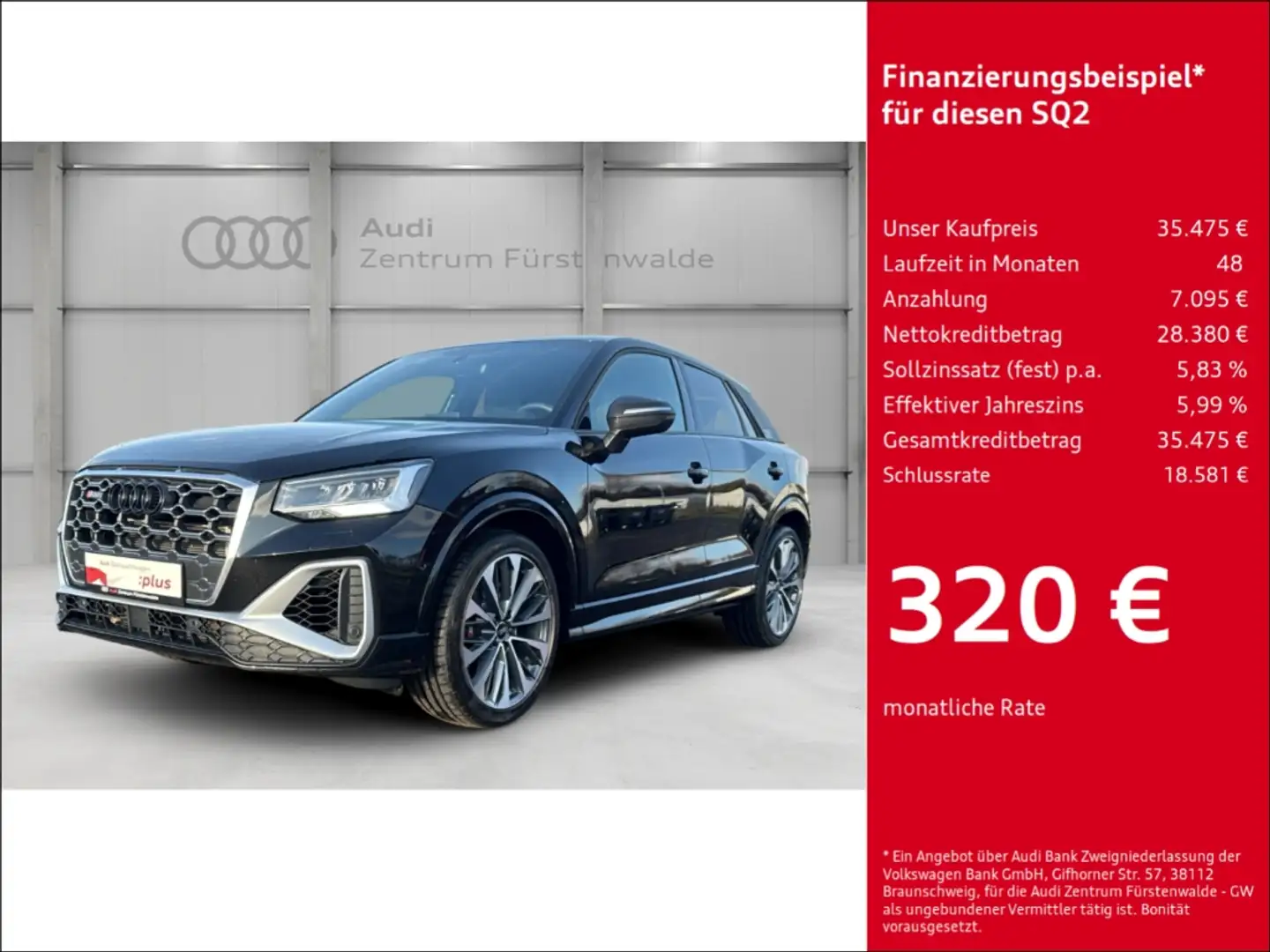 Audi SQ2 2.0 TFSI S tronic quattro Navi LED 2-Zonen-Klimaau Negro - 1