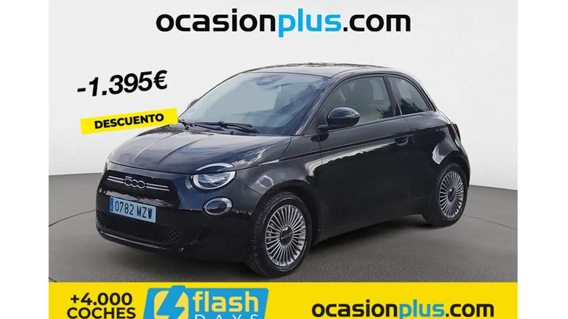 Fiat 500e 70Kw Icon Negro - 1