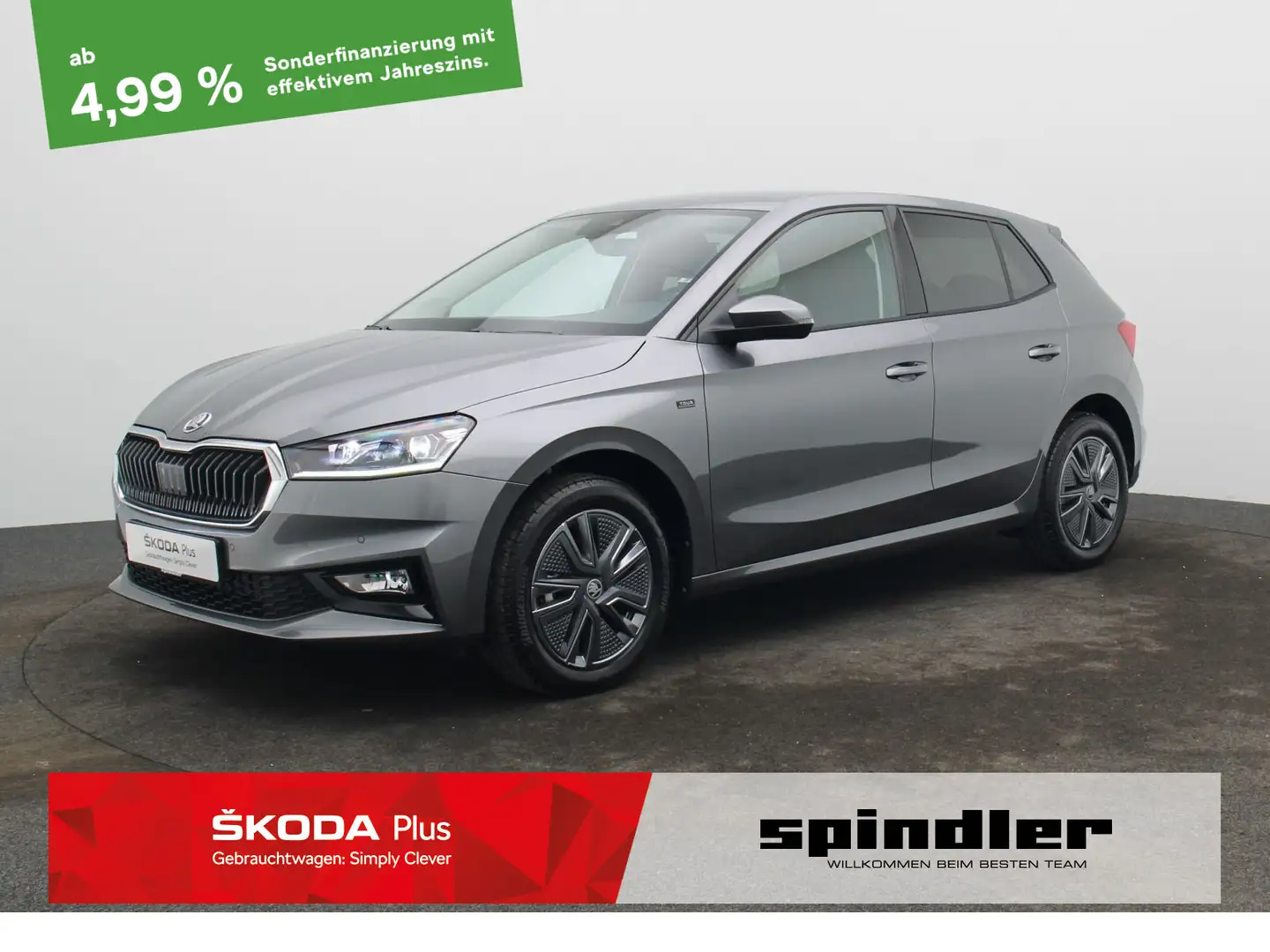 Skoda Fabia Selection 1.0 TSI/ LED, Tempomat, RFK, SHZ Grau - 1