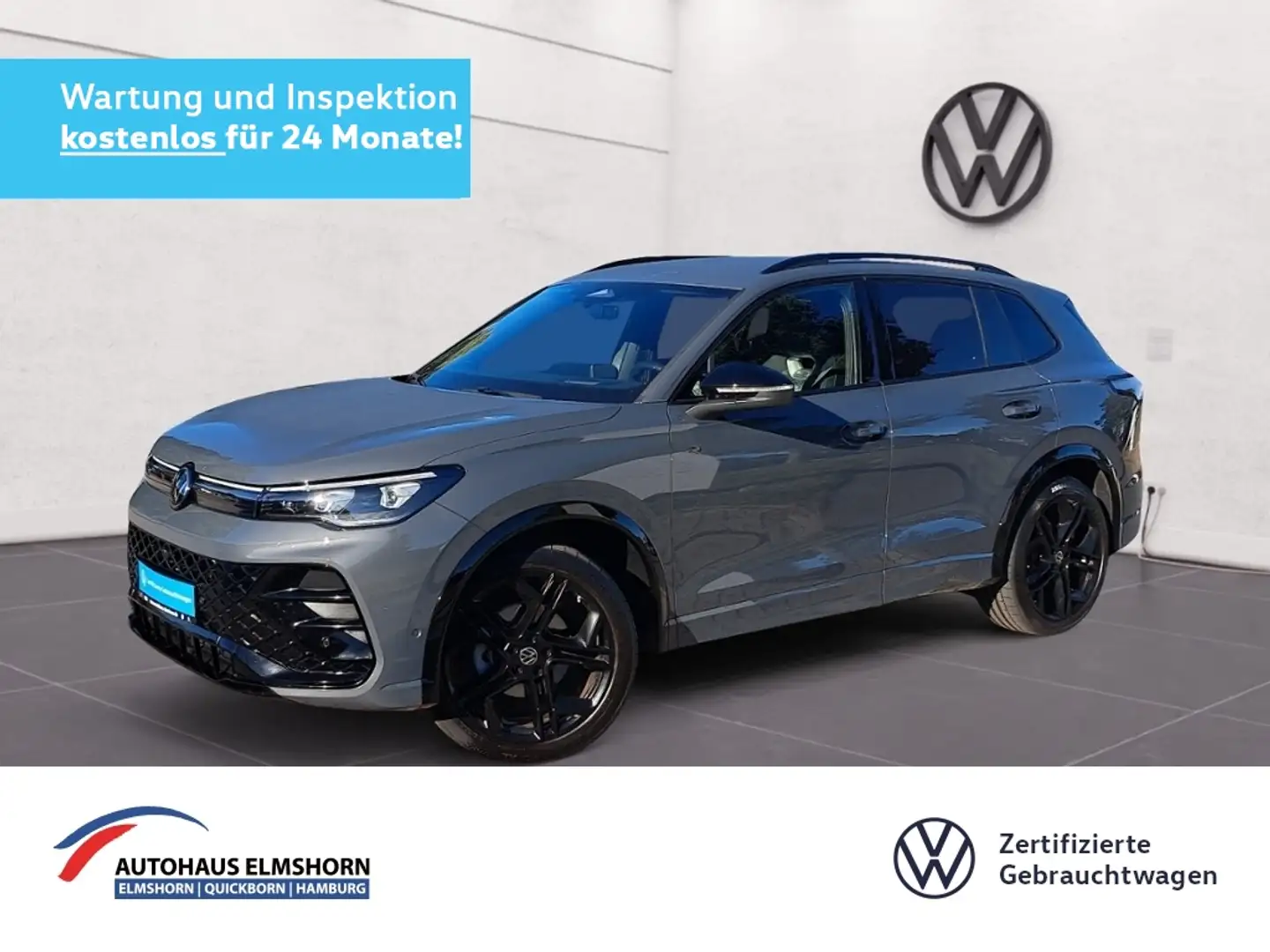Volkswagen Tiguan R-Line 1.5 eTSI DSG AHK STANDHEIZ HARMAN 20" 4xKA Gris - 1