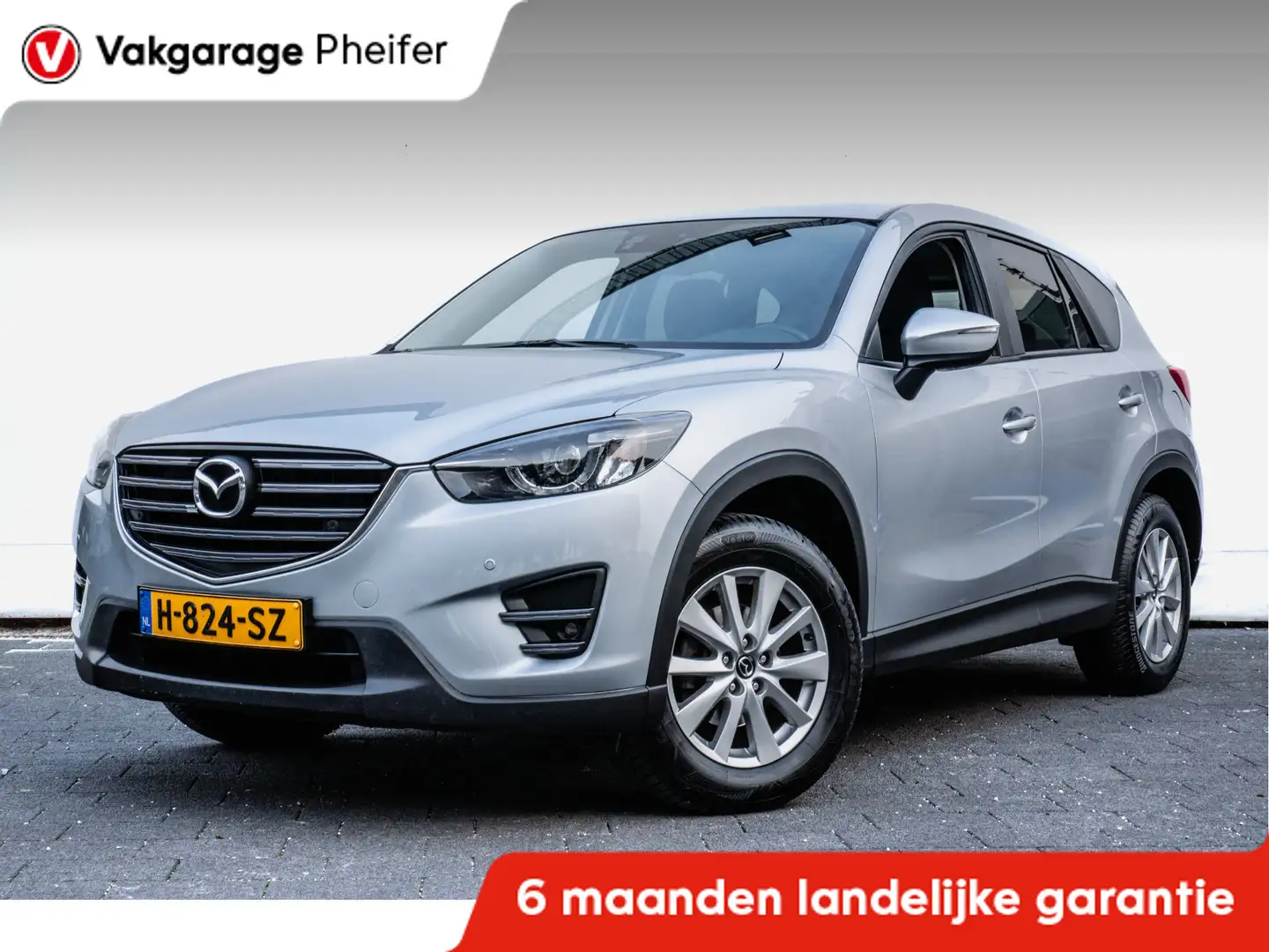 Mazda CX-5 2.0 SkyActiv-G 165pk TS 2WD Trekhaak/ Carplay/ Nav Grijs - 1
